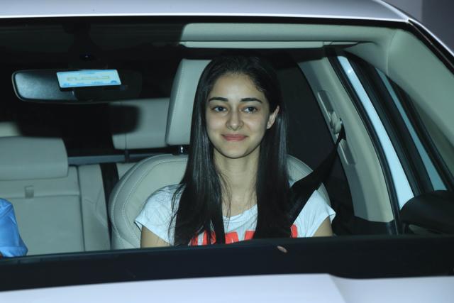 Ahana Pandey at the restaurant. (Viral Bhayani) Ahana Pandey at the restaurant. (Viral Bhayani)