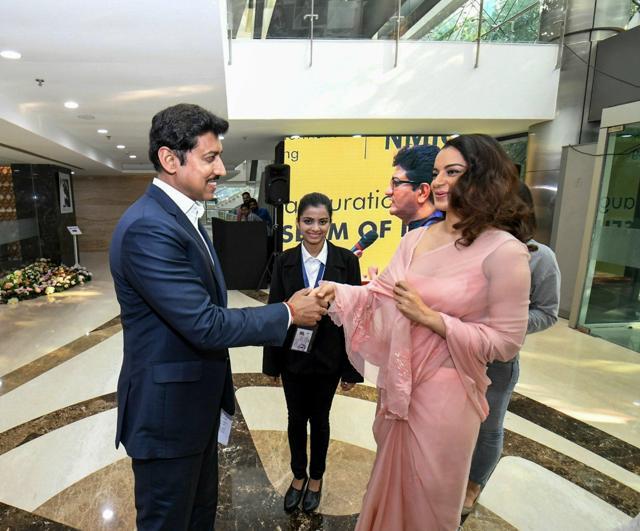 Minister of State for I & B Rajyavardhan Singh Rathore greets Kangana Ranaut as she arrives for the opening of the National Museum of Indian Cinema in Mumbai, Saturday, Jan 19, 2019. (PTI Photo/Shirish Shete) (PTI) Minister of State for I & B Rajyavardhan Singh Rathore greets Kangana Ranaut as she arrives for the opening of the National Museum of Indian Cinema in Mumbai, Saturday, Jan 19, 2019. (PTI Photo/Shirish Shete) (PTI)