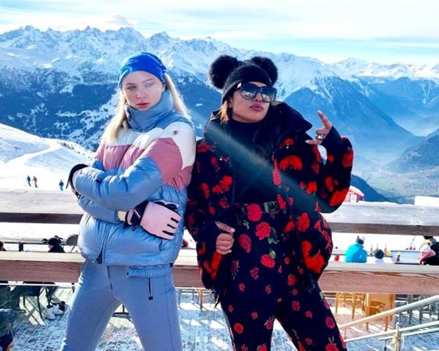 Nick Jonas and Priyanka Chopra were accompanied by Nick’s brother Joe Jonas and his fiancé, Sophie Turner. (Instagram) Nick Jonas and Priyanka Chopra were accompanied by Nick’s brother Joe Jonas and his fiancé, Sophie Turner. (Instagram)
