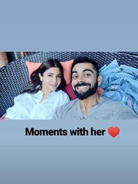 Virat Kohli with wife Anushka Sharma. (Virat Kohli/ Instagram) Virat Kohli with wife Anushka Sharma. (Virat Kohli/ Instagram)