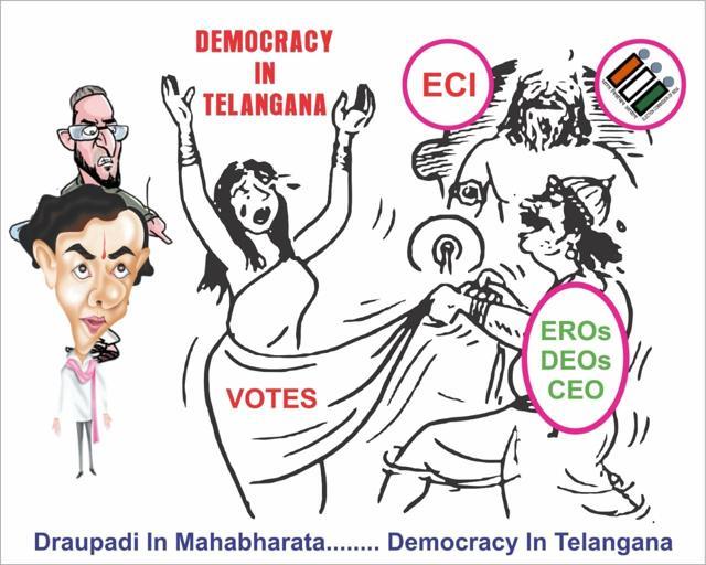 Congress poster compares poll malpractices to Draupadi disrobing, draws  flak | Latest News India - Hindustan Times