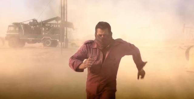 Salman Khan in a still from Bharat teaser.