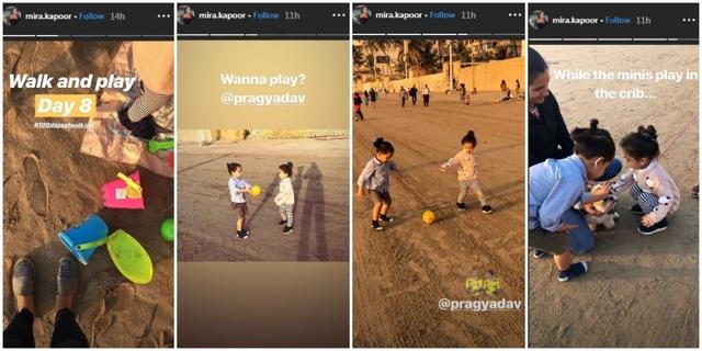 Mira Rajput shared these pictures as her Insta stories. Mira Rajput shared these pictures as her Insta stories.