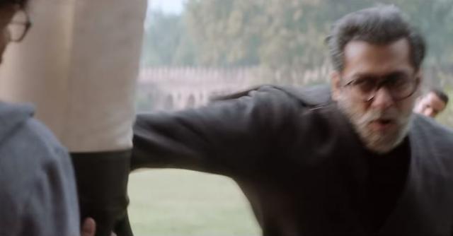 Salman Khan in a still from Bharat teaser.
