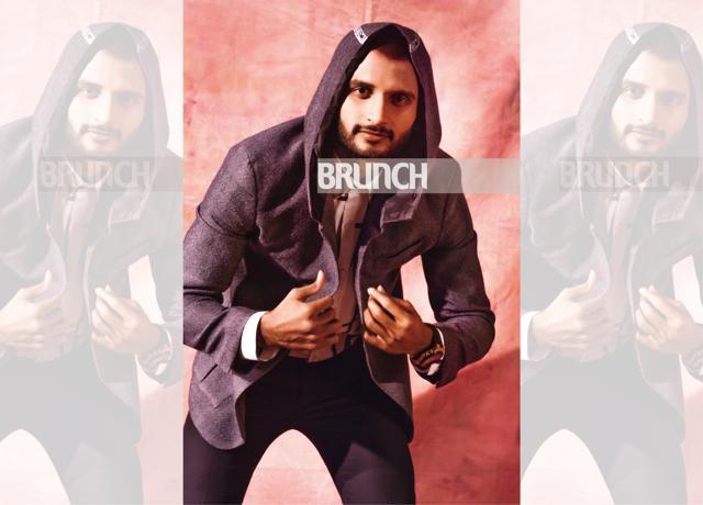 Pronay enjoys playing football the most when his fans are around. (Shirt and pants, Dhruv Vaish; jacket, Pawan Sachdeva) (Shivamm Paathak)