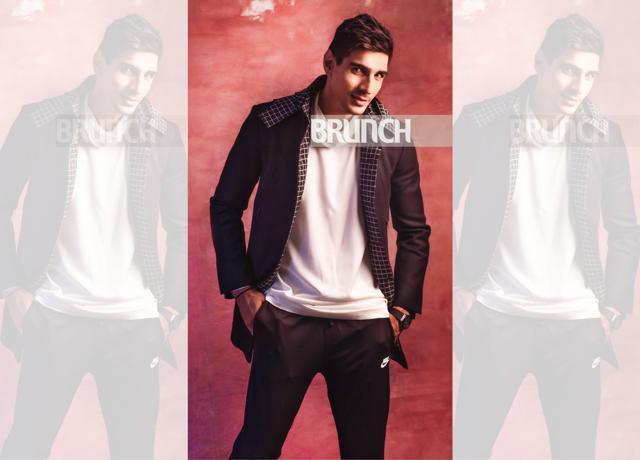 Gurpreet loves high-end watches and sports cars, and is a prompt poser. (T-shirt, Pawan Sachdeva; jacket, Dhruv Vaish; joggers, Nike) (Shivamm Paathak)