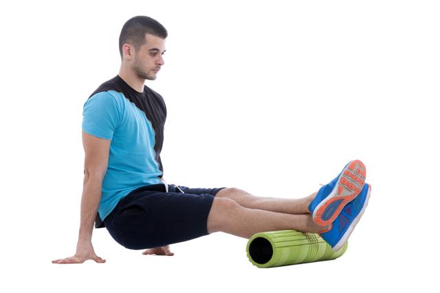Foam rolling the calf muscles can strengthen the muscles. Foam rolling the calf muscles can strengthen the muscles.