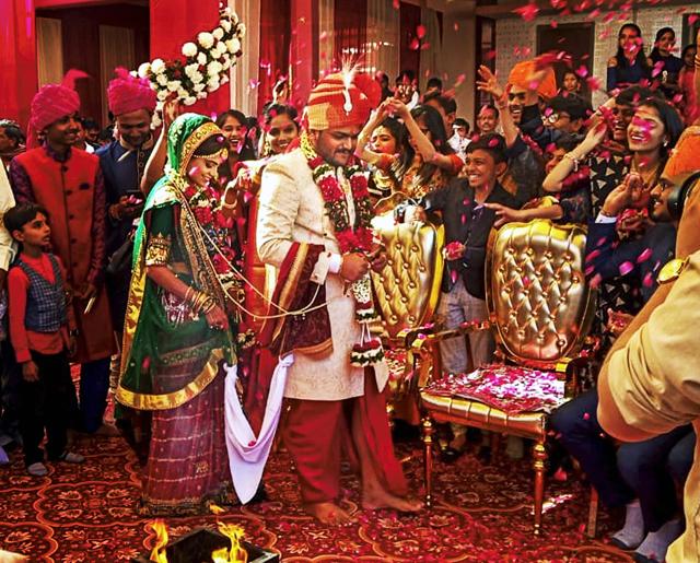 Gujarat Patidar leader Hardik Patel during a function where he ties knot with Kinjal Parikh, at Digsar village of Muli taluka in Surendranagar district of Gujarat. (PTI Photo) Gujarat Patidar leader Hardik Patel during a function where he ties knot with Kinjal Parikh, at Digsar village of Muli taluka in Surendranagar district of Gujarat. (PTI Photo)