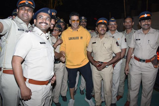 Akshay Kumar at Umang 2019. Akshay Kumar at Umang 2019.