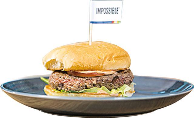 In the Impossible Burger 2.0, most of it comes from plant-based stuff and soy In the Impossible Burger 2.0, most of it comes from plant-based stuff and soy