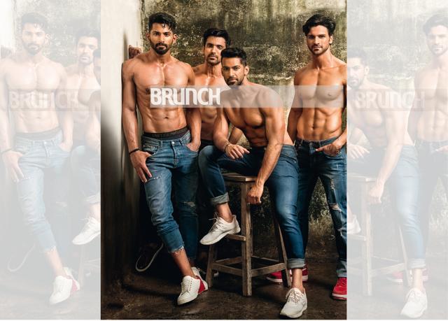 (From left) Vivan: Denims and sneakers, Zara; Arjit: Denims, Zara; shoes, Vincenzio Robertina; Karan: Denims, Tommy Hilfiger; shoes, New Balance; Vivek: Denims, Superdry; shoes, Nike, (Subi Samuel) (From left) Vivan: Denims and sneakers, Zara; Arjit: Denims, Zara; shoes, Vincenzio Robertina; Karan: Denims, Tommy Hilfiger; shoes, New Balance; Vivek: Denims, Superdry; shoes, Nike, (Subi Samuel)