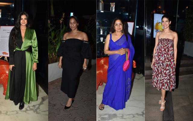 Rhea Kapoor, Masaba Gupta, Neena Gupta and Aahana Kumra at the bash. (Varinder Chawla) Rhea Kapoor, Masaba Gupta, Neena Gupta and Aahana Kumra at the bash. (Varinder Chawla)