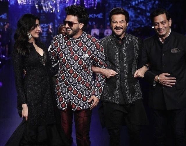 (From left) Janhvi Kapoor, Ranveer Singh, Anil Kapoor and Raghavendra Rathore. (From left) Janhvi Kapoor, Ranveer Singh, Anil Kapoor and Raghavendra Rathore.