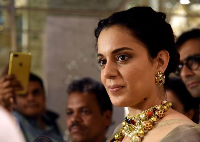 Kangana Ranaut takes part in a promotional event for Manikarnika. (AFP) Kangana Ranaut takes part in a promotional event for Manikarnika. (AFP)