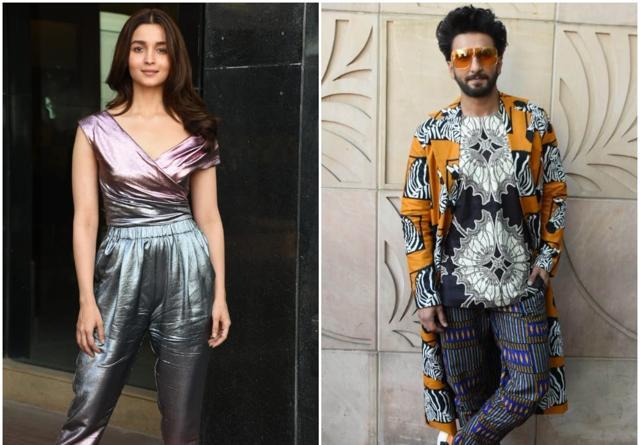 Alia Bhatt and Ranveer Singh promote Gully Boy. Alia Bhatt and Ranveer Singh promote Gully Boy.