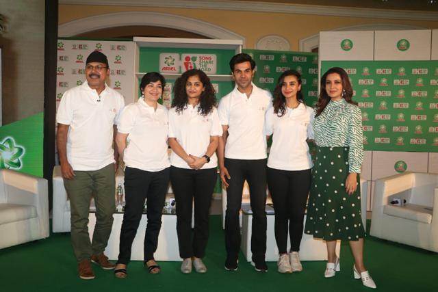 Rajkumar & Patrlekha Tisca Chopra for a brand promotion event. Rajkumar & Patrlekha Tisca Chopra for a brand promotion event.