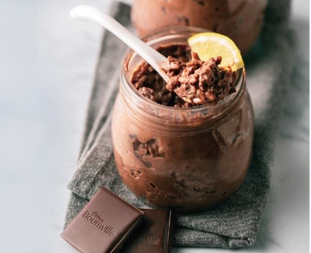 Chocolate rice pudding