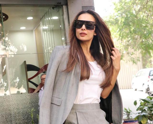 Malaika Arora spotted at Muah Salon in Mumbai. Malaika Arora spotted at Muah Salon in Mumbai.
