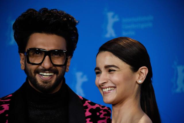 Ranveer Singh and Alia Bhatt pose during a photocall for the film Gully Boy presented in the special gala section at the 69th Berlinale film festival on February 9, 2019 in Berlin. (Photo by John MACDOUGALL / AFP) (AFP) Ranveer Singh and Alia Bhatt pose during a photocall for the film Gully Boy presented in the special gala section at the 69th Berlinale film festival on February 9, 2019 in Berlin. (Photo by John MACDOUGALL / AFP) (AFP)