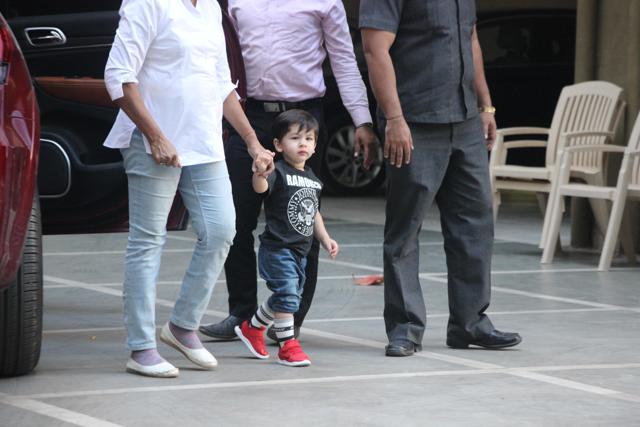 Kareena Kapoor’s son Taimur at his playschool. (Varinder Chawla) Kareena Kapoor’s son Taimur at his playschool. (Varinder Chawla)