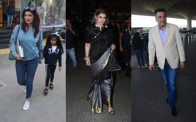 Twinkle Khanna with daughter Nitara, Raveena Tandon and Boman Irani spotted in Mumbai. (Varinder Chawla) Twinkle Khanna with daughter Nitara, Raveena Tandon and Boman Irani spotted in Mumbai. (Varinder Chawla)