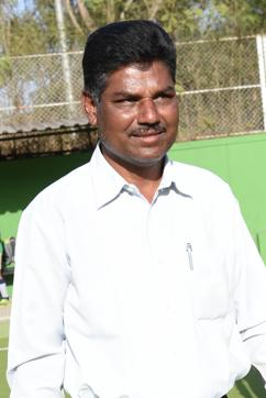 St Joseph High School coach Bharat Gatkul. (HT PHOTO)