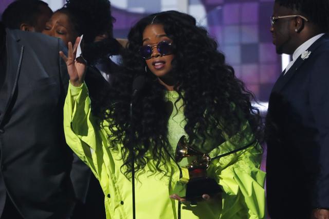 H.E.R. wins Best R&B Album. (REUTERS) H.E.R. wins Best R&B Album. (REUTERS)