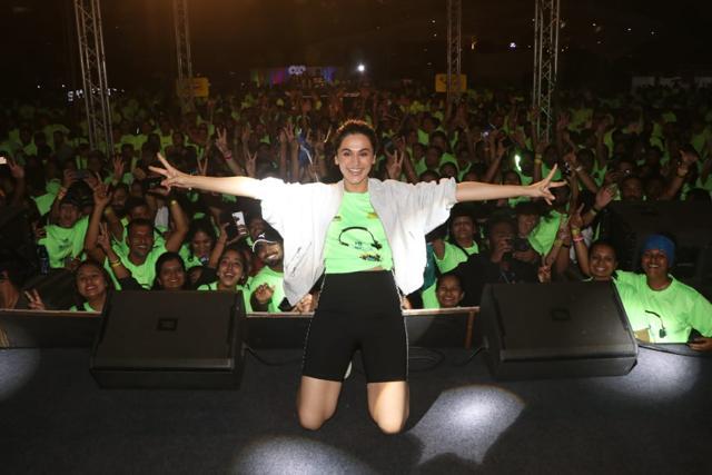 Taapsee Pannu at an event. Taapsee Pannu at an event.