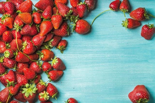 Strawberries are among the endorphins regulating foods. (iStock) Strawberries are among the endorphins regulating foods. (iStock)