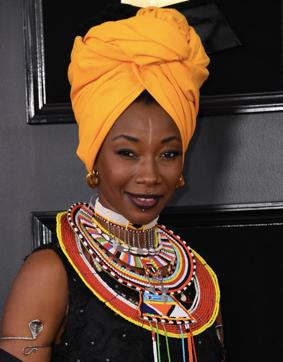 Malian singer-songwriter Fatoumata Diawara arrives for the 61st Annual Grammy Awards. (AFP) Malian singer-songwriter Fatoumata Diawara arrives for the 61st Annual Grammy Awards. (AFP)
