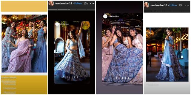More scenes from Neeti Mohan’s pre-bridal photo shoot. More scenes from Neeti Mohan’s pre-bridal photo shoot.
