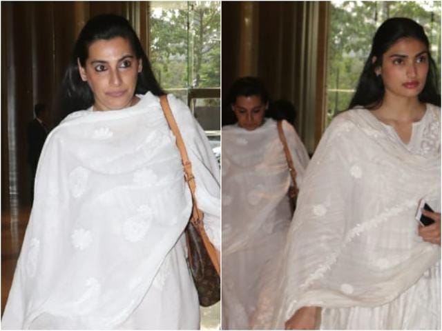Athiya Shetty (R) with mother Mana Shetty. (Varinder Chawla) Athiya Shetty (R) with mother Mana Shetty. (Varinder Chawla)
