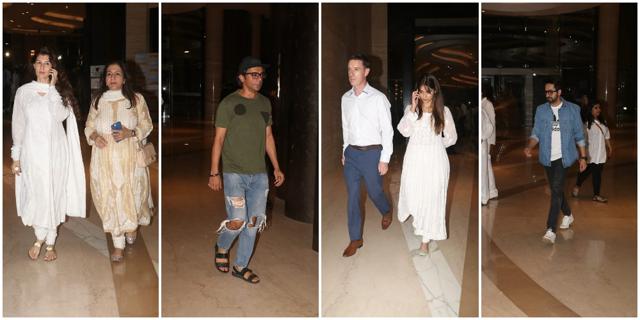 Sangeeta Bijlani, Sunil Grover , Ileana D’Cruz and Ayushmann Khurrana in Mumbai. Sangeeta Bijlani, Sunil Grover , Ileana D’Cruz and Ayushmann Khurrana in Mumbai.