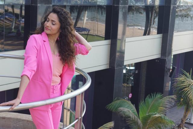 Ankita Lokhande seen in Mumbai's Juhu. (IANS) Ankita Lokhande seen in Mumbai's Juhu. (IANS)