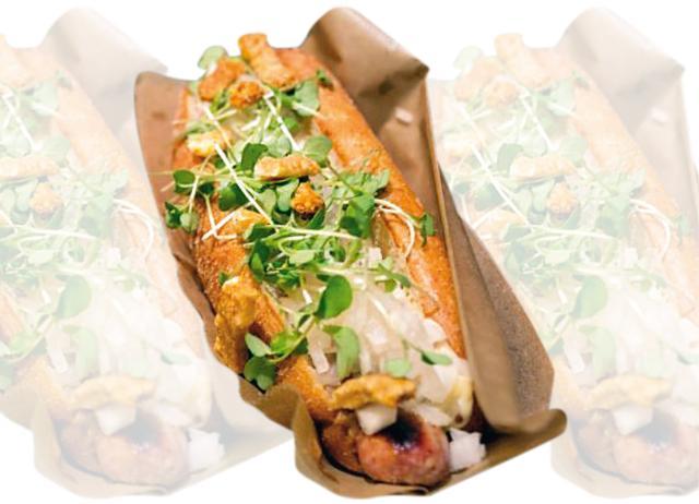 Danish gourmet hot dogs in a bun baked daily by chef Meyer (Ramsay de Give) Danish gourmet hot dogs in a bun baked daily by chef Meyer (Ramsay de Give)