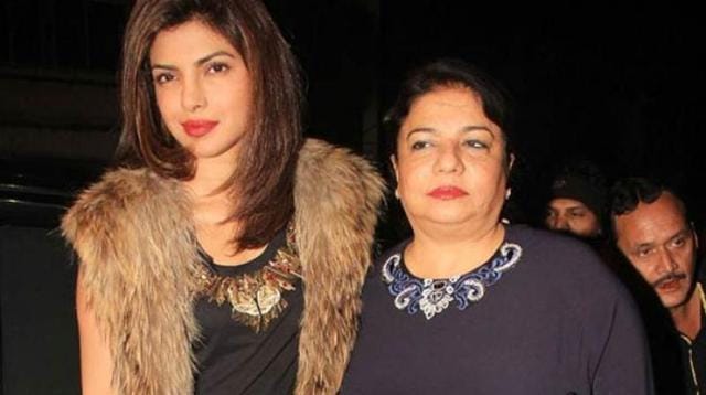 Priyanka Chopra with mother Madhu. Priyanka Chopra with mother Madhu.