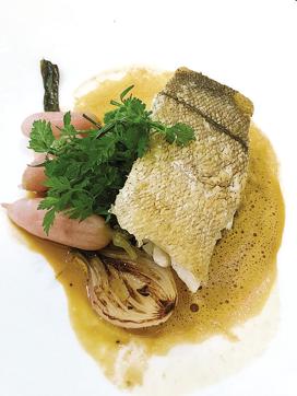 Try a white fish fillet in langoustine cream sauce at St. Malo’s Bistro Autour du Beurre (Surbhee Grover) Try a white fish fillet in langoustine cream sauce at St. Malo’s Bistro Autour du Beurre (Surbhee Grover)
