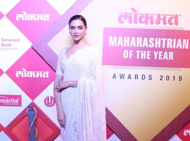 Deepika Padukone at the awards ceremony. (Varinder Chawla)