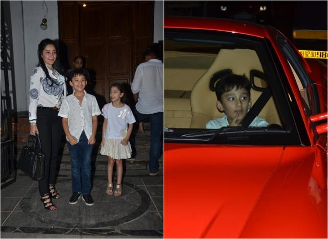 Manyata Dutt and her kids. (Varinder Chawla) Manyata Dutt and her kids. (Varinder Chawla)