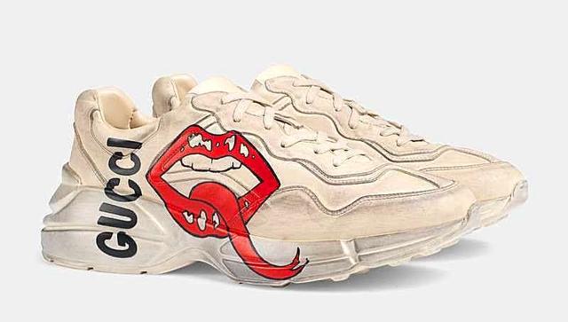 Gucci sells bizarre dirty-looking shoes 