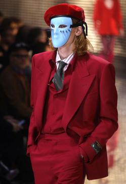 A model presents a creation by Gucci women's fall-winter 2019-2020 collection, during the Milan Fashion Week, in Milan, Italy, Wednesday, Feb. 20, 2019. (Matteo Bazzi/ANSA via AP) (AP) A model presents a creation by Gucci women's fall-winter 2019-2020 collection, during the Milan Fashion Week, in Milan, Italy, Wednesday, Feb. 20, 2019. (Matteo Bazzi/ANSA via AP) (AP)