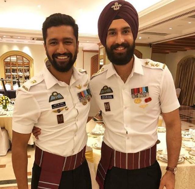 Dhairya Karwa with Vicky Kaushal in Uri.