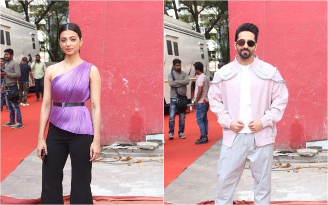 Radhika Apte and Ayushmann Khurrana. (Varinder Chawla) Radhika Apte and Ayushmann Khurrana. (Varinder Chawla)