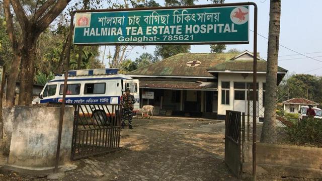 The Halmira Tea estate Hospital where the workers were taken initially. Among the dead are 38 workers from the tea estate, said Pranjal Sharma, the doctor in charge. (HT Photo) The Halmira Tea estate Hospital where the workers were taken initially. Among the dead are 38 workers from the tea estate, said Pranjal Sharma, the doctor in charge. (HT Photo)