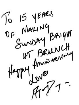 An ardent reader of HTBrunch, Ajay Devgn pens a wish for his favourite Sunday magazine! An ardent reader of HTBrunch, Ajay Devgn pens a wish for his favourite Sunday magazine!