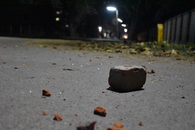 The assault caused an argument between the hostel inmates, soon leading to manhandling and stone-pelting between the two groups. (HT Photo)