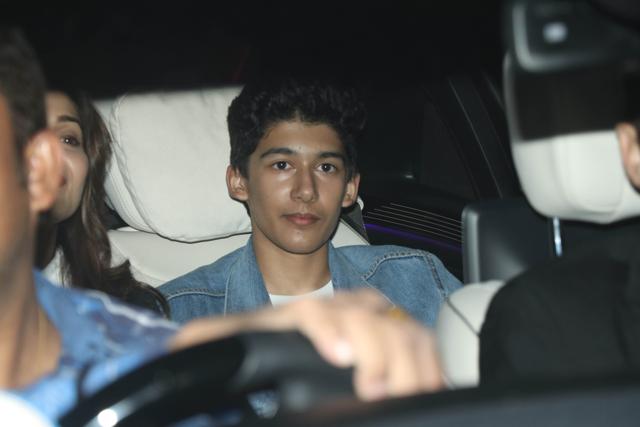 Madhuri Dixit’s elder son Arin arrives at the screening of Total Dhamaal. (Varinder Chawla) Madhuri Dixit’s elder son Arin arrives at the screening of Total Dhamaal. (Varinder Chawla)
