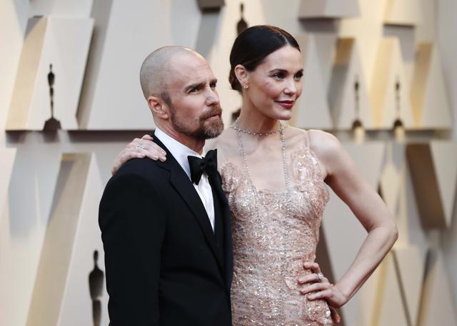 Sam Rockwell and Leslie Bibb. (REUTERS) Sam Rockwell and Leslie Bibb. (REUTERS)