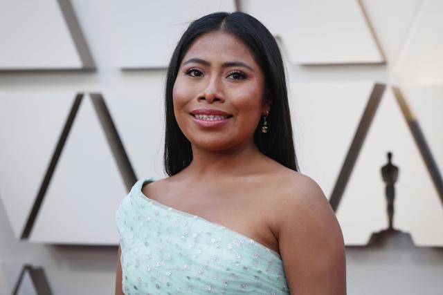 Yalitza Aparicio at the Oscars. (REUTERS) Yalitza Aparicio at the Oscars. (REUTERS)