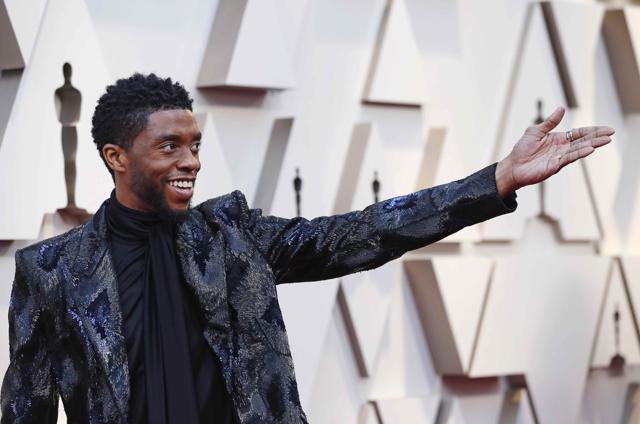 Chadwick Boseman at the Oscars. (REUTERS) Chadwick Boseman at the Oscars. (REUTERS)